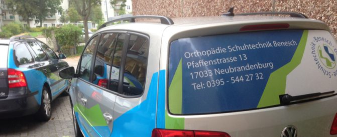 Fahrzeugbeschriftung Grafikdesign Neubrandenburg Anja Wießmann