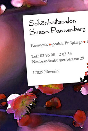 Visitenkarten Logoerstellung Grafikdesign Anja Wießmann Neubrandenburg