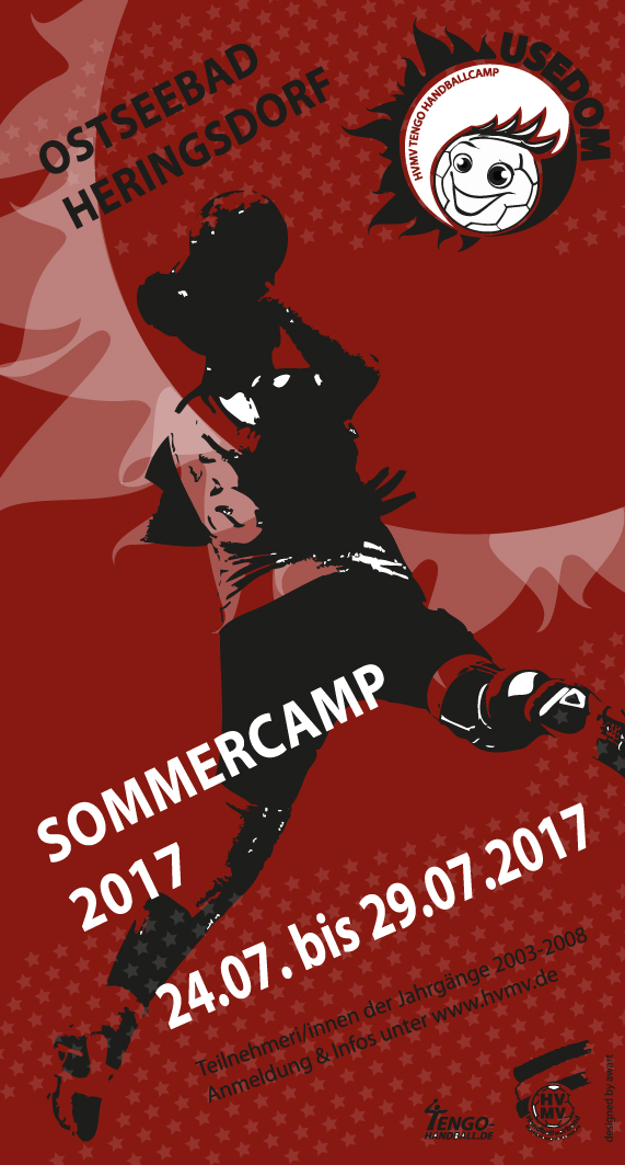 Flyererstellung Grafikdesign Anja Wießmann Neubrandenburg Handball